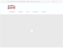 Tablet Screenshot of entreprise-cartier.fr